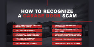 how to recognize a garage door scam
